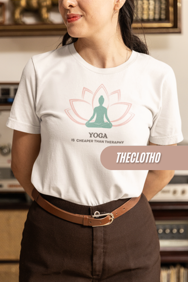 Yoga Cheaper Therapy T-Shirt - Find Your Zen
