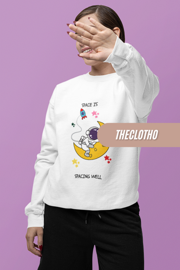 Space Sweatshirt - Explore the Cosmos