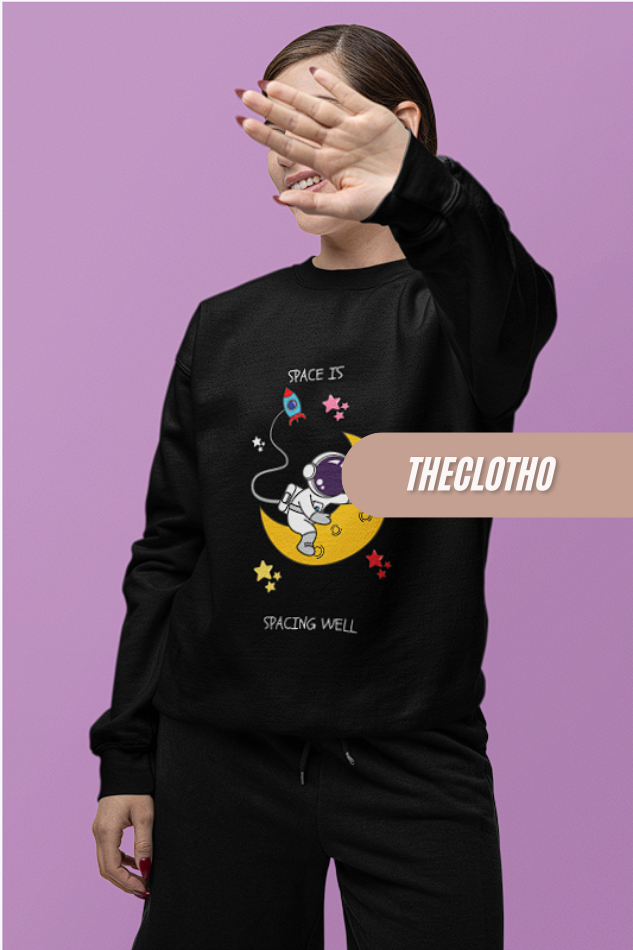 Space Sweatshirt - Explore the Cosmos