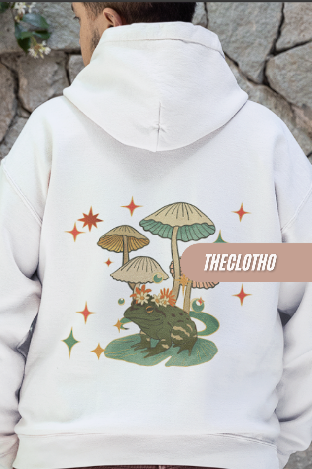 Frog Backprint Hoodie