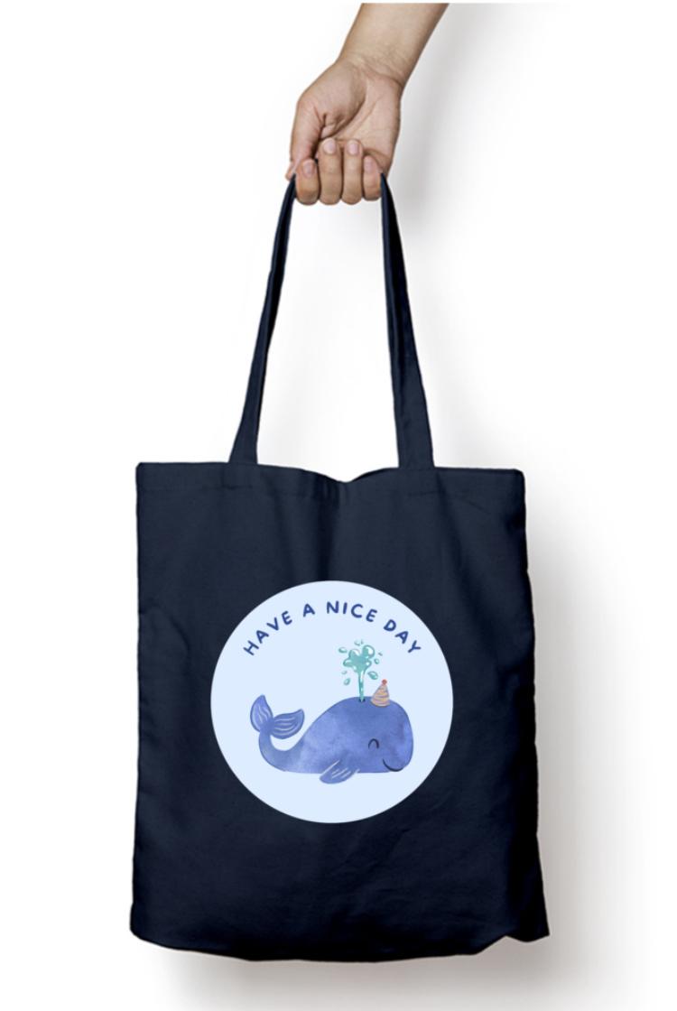 Blue totebag